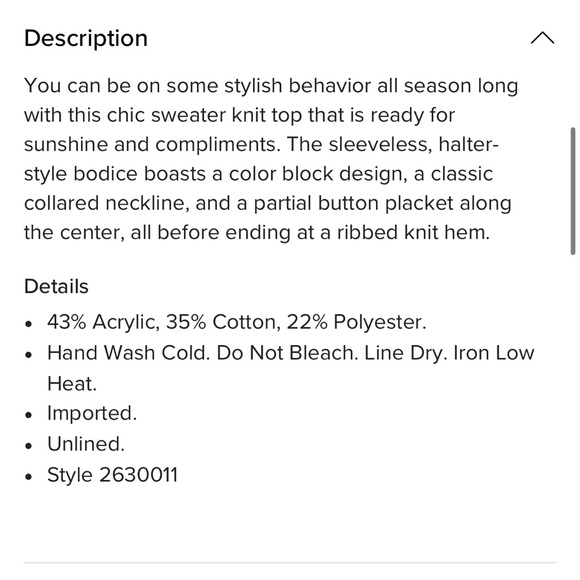 Lulus Ameliah Pink and White Collared Sweater Tank Top - Picture 5 of 13